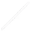 Lant argint 925 rodiat, model Figaro plat - 45cm, imagine 2