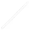 Lant argint 925 rodiat, model Figaro plat - 50cm, imagine 2