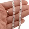 Lant argint 925 rodiat, model Funie - 50,5cm, imagine 5