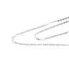 Lant argint 925 rodiat, model Valentino - 55cm, imagine 3