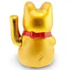 Pisica norocoasa Maneki Neko aurie din rasina - 21cm, imagine 2