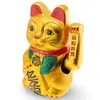 Pisica norocoasa Maneki Neko aurie din rasina - 26cm, imagine 3