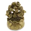 Statueta Feng Shui Copac cu monede chinezesti si sac al prosperitatii - 7cm, imagine 2