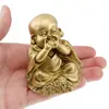 Statueta Feng Shui din rasina cu Buddha nu vede, nu aude, nu vorbeste - 6cm, imagine 7