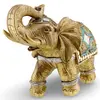 Statueta Feng Shui Elefant regal al prosperitatii cu trompa ridicata - 23cm x 32cm, imagine 2