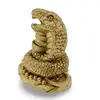 Statueta Feng Shui Sarpe rasucit pe monede chinezesti - 4,3cm, imagine 2