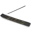 Suport ardere betisoare parfumate negru, model tribal - 25,5cm, imagine 3