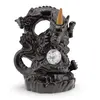 Suport ardere conuri parfumate cascada - backflow, Dragon cu sfera cu led, imagine 2