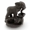 Suport ardere conuri parfumate cascada - backflow, Elefant cu flori, imagine 2