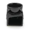 Vas aromaterapie din ceramica, Buddha negru -  8,2cm, imagine 2