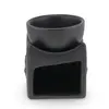 Vas aromaterapie din ceramica, Buddha negru mat - 8,2cm, imagine 2