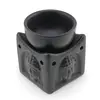 Vas aromaterapie din ceramica, Buddha negru mat - 8,2cm, imagine 3