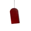 Clopotei de vant aurii, 6 tuburi gravate si lemn rosu, 60cm, imagine 3