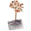 Copac decorativ Carneol pe baza de Fluorit, 9-10cm, imagine 4