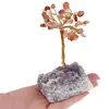 Copac decorativ Carneol pe baza de Fluorit, 9-10cm, imagine 9
