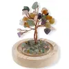 Copac decorativ Mix Cristale pe suport din lemn si cupola, 10cm, imagine 2
