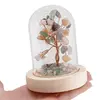 Copac decorativ Mix Cristale pe suport din lemn si cupola, 10cm, imagine 4