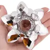 Floare de lotus Curcubeu din sticla - 8cm, imagine 5