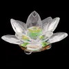 Floare de lotus Iridescent din sticla - 6cm, imagine 3