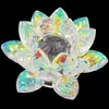 Floare de lotus Pastelat din sticla - 8cm, imagine 2