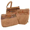 Geanta de pluta cu bareta pentru umar, buzunar in fata - 24cm x 20cm, imagine 4