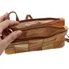 Geanta piele artificiala carouri - 19cm x 11cm, imagine 2