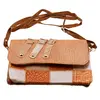 Geanta piele artificiala, cu doua compartimente - 19cm x 12cm