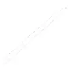 Lant argint 925 rodiat, model agrafa texturata - 44,5cm, imagine 2