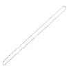 Lant argint 925 rodiat, model rasucit - 40cm, imagine 2