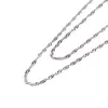 Lant argint 925 rodiat, model rasucit - 50cm, imagine 3