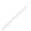 Lant argint 925 rodiat, model Saturn - 40cm, imagine 2