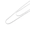 Lant argint 925 rodiat, model snur -  39,5cm, imagine 4