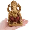 Statueta Feng Shui Ganesha pe tron - 11cm, imagine 3
