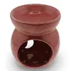 Vas aromaterapie din ceramica model celest rotund, rosu - 7,5cm, imagine 2