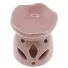 Vas aromaterapie din ceramica model petale cu baza rotunda, roz - 7,5cm, imagine 3