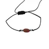 Bratara reglabila cu snur negru Goldstone maro, 8mm, imagine 2
