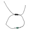 Bratara reglabila cu snur negru Malachit, 8mm