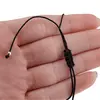 Bratara reglabila cu snur negru Ochi de tigru, 8mm, imagine 4