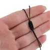 Bratara reglabila cu snur negru Turcoaz, 8mm, imagine 3