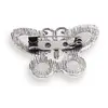 Brosa fluture cu Cuart roz, 44mm, imagine 2