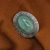 Brosa ovala cu Aventurin, 47mm, imagine 3
