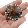 Brosa rotunda cu Ochi de tigru, 45mm, imagine 4