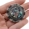 Brosa rotunda cu Scoica Abalone, 45mm, imagine 4