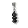 Pandantiv Turmalina neagra discuri fatetate, 6mm, imagine 3