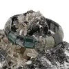 Bratara lata pe elastic cu cristale naturale Mossagat, dreptunghiuri 15mm, imagine 3