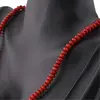 Colier Coral rosu discuri, 5mm, imagine 4