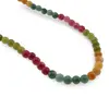 Colier Agat Turmalina multicolora sfere, 6mm, imagine 2
