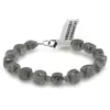 Bratara Labradorit diamantat cuburi fatetate 7-8mm si discuri fatetate 4mm, imagine 2