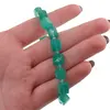 Bratara Onix verde cuburi fatetate 6-8mm si discuri fatetate 3mm, imagine 5