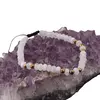 Bratara pe nod culisant Piatra Lunii discuri fatetate 6mm cu noua sfere fatetate Hematit auriu 4mm, imagine 3